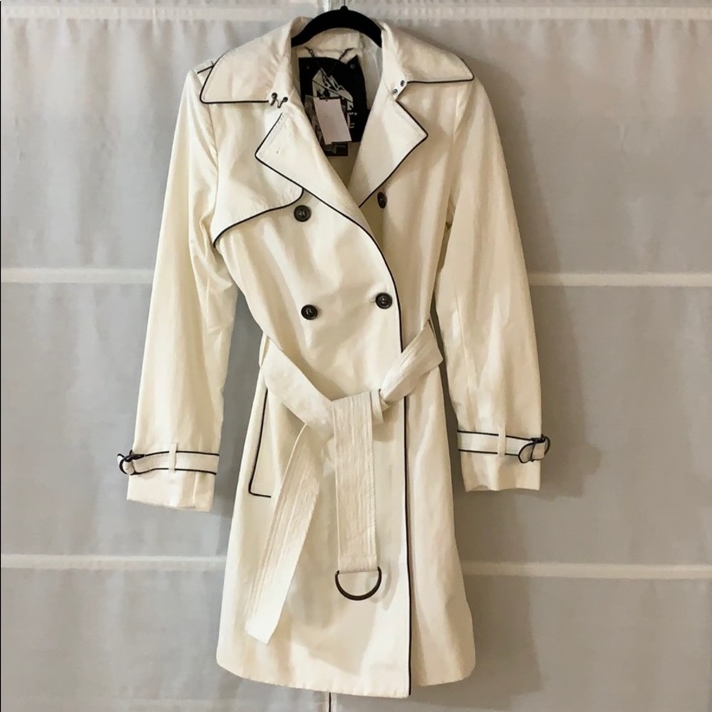 G.E.T. White and Black Coat